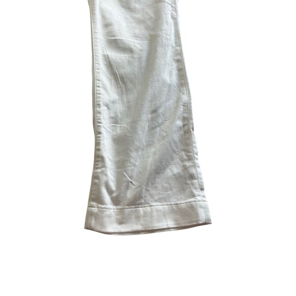 J Crew White Crop Elastic Paper Bag  Waist Denim Size 29 - Picture 6 of 9
